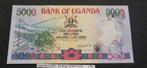 Uganda 5000 Shilling 1998 P37b UNC, Ophalen of Verzenden