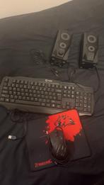 Gaming set zgan!, Computers en Software, Toetsenborden, Ophalen of Verzenden, Zo goed als nieuw, Qwerty, Bedraad