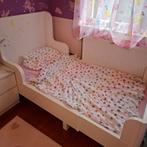 Meegroeibed Ikea+nachtkast+beddengoed, Ophalen, Zo goed als nieuw, 160 tot 180 cm, 85 tot 100 cm
