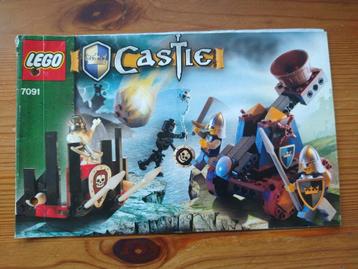 Lego Castle 7091 Katapultverdediging van de ridders