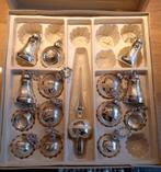 * Grote doos vintage kerstballen zilver met piek *, Diversen, Kerst, Ophalen of Verzenden, Gebruikt