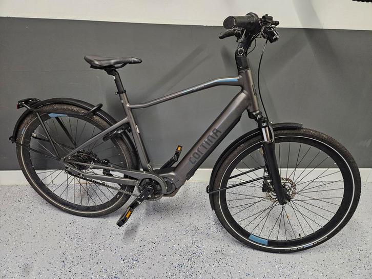 Cortina E-Silento PRO H53 Eclips Black matt Herenfiets, Fietsen en Brommers, Elektrische fietsen, Gebruikt, Cortina, 51 tot 55 cm