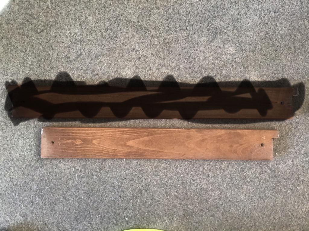 1 beuken drempel, zie omschrijving., Doe-het-zelf en Verbouw, Vloerdelen en Plavuizen, Gebruikt, Hout, 50 tot 150 cm, Minder dan 10 cm