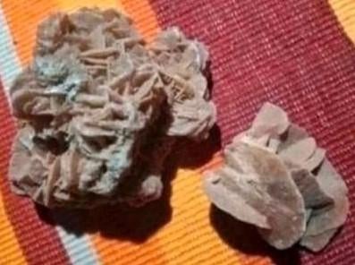 Woestijnroos Mineraal 2x, Ophalen of Verzenden, Mineraal