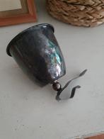 Antiek verzilverd lepelvaasje, Ophalen of Verzenden