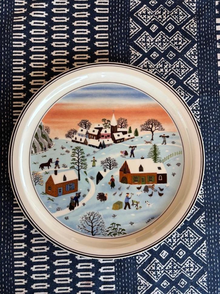 Villeroy en Boch design Naif, special edition herfst winter, Huis en Inrichting, Keuken | Servies, Zo goed als nieuw, Bord(en)