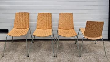 10 x Ikea Eliot Bamboe stoelen design Bamboo cafestoelen beschikbaar voor biedingen
