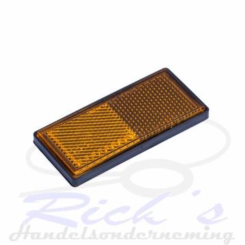 Reflector rood, wit of oranje plak 85 x 39 mm beschikbaar voor biedingen