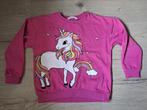 Roze h&m trui met unicorn maat 134 / 140, Hm, Gebruikt, Meisje, Trui of Vest