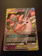 Espeon & Deoxys GX - 72/236 - Tag Team, Ophalen of Verzenden, Zo goed als nieuw, Losse kaart, Foil