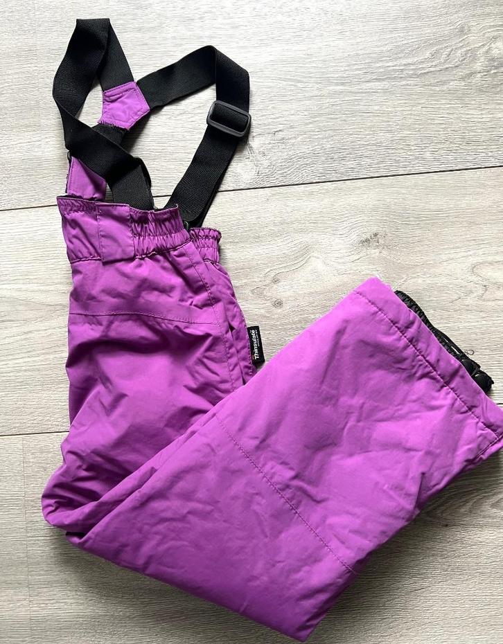 BLOEM - paarse skibroek - 116, Kinderen en Baby's, Kinderkleding | Maat 116, Zo goed als nieuw, Meisje, Sport- of Zwemkleding