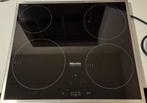 Miele KM6115 Inductie Kookplaat, Ophalen, 4 kookzones, Zo goed als nieuw, Energieklasse A of zuiniger