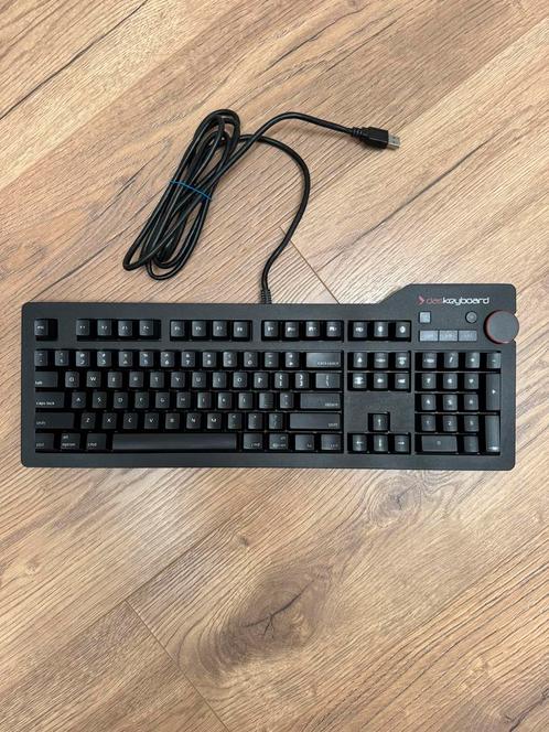 Das Keyboard 4 Professional for Mac (Blue Switches), Computers en Software, Toetsenborden, Zo goed als nieuw, Qwerty, Bedraad