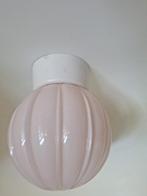 Thabur Plafondlamp Roze Glas, Huis en Inrichting, Lampen | Plafondlampen, Ophalen of Verzenden, Gebruikt, Glas, Modern