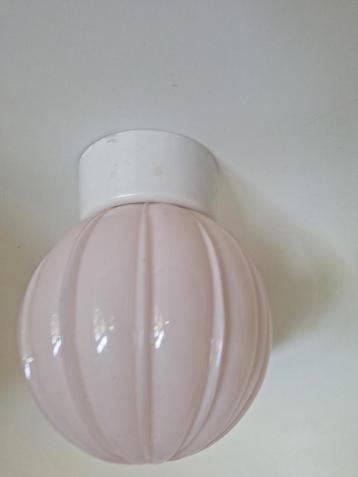 Thabur Plafondlamp Roze Glas beschikbaar voor biedingen