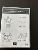 Stampin Up Adorable Owls, Hobby en Vrije tijd, Stempelen, Ophalen of Verzenden, Zo goed als nieuw, EZ-mounted stempel