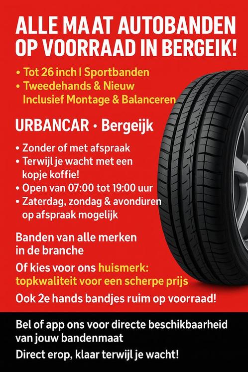 Alle soorten banden maat |NIEUW | GEBRUIKT | MONTAGE/WISSEL, Auto-onderdelen, Banden en Velgen, Band(en), Zomerbanden, 13 inch