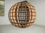 Houten 3D  hanglamp, Ophalen, Gebruikt, Modern, Minder dan 50 cm