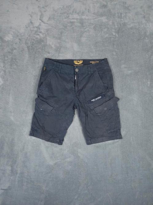 PME Legend Cargo Shorts W32 Korte Broek Donkerblauw, Kleding | Heren, Broeken en Pantalons, Zo goed als nieuw, Maat 48/50 (M)