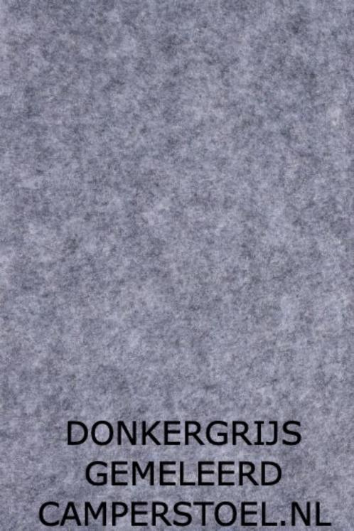 Naaldvilt super stretch donkergrijs, Caravans en Kamperen, Camper-accessoires, Nieuw, Ophalen of Verzenden