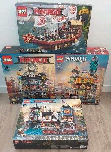 Lego Ninjago 70618, 70620, 70657, 71741 - Nieuw in doos