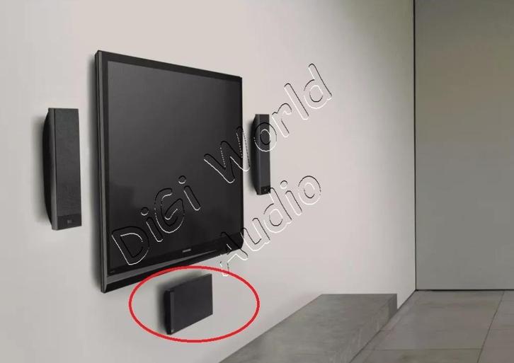 KEF T101C ultra slanke centerspreaker, Audio, Tv en Foto, Luidsprekers, Zo goed als nieuw, Center speaker, 60 tot 120 watt, Overige merken