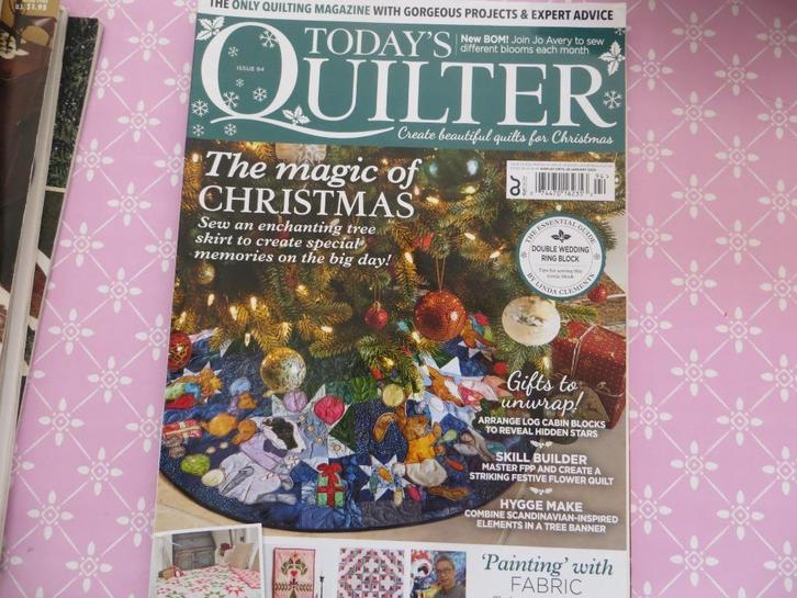 quiltblad/Today's quilter/Kerstmis/Christmas/patchwork/, Boeken, Hobby en Vrije tijd, Zo goed als nieuw, Breien en Haken, Ophalen of Verzenden
