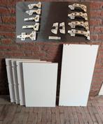 Ikea door hinges + 5 Kitchen UTRUSTA planks, Doe-het-zelf en Verbouw, Ophalen, Minder dan 25 mm, Zo goed als nieuw, Plank