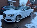 Audi A3 1.4 Tfsi 204pk E-tron Phev S Tronic 2015 Wit, Auto's, Audi, Zwart, 4 cilinders, Leder en Stof, Wit