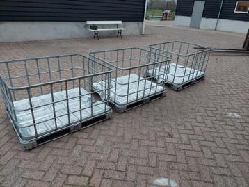 Lage ibc kratten haardhoutkrat ibc kooi container beschikbaar voor biedingen