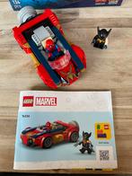 Lego Marvel Spider-Man auto vs Wolverine - Compleet!, Ophalen of Verzenden, Zo goed als nieuw, Complete set, Lego