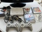 PS One Compleet (Defect) + 4 Games & 2 Controllers, Spelcomputers en Games, Ophalen, Gebruikt, Met 2 controllers, Met games