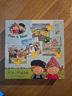 Fien & Teun 4-in-1 Puzzel, Ophalen of Verzenden, Meer dan 50 stukjes, Nieuw, 2 tot 4 jaar