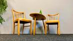 2x Vintage stoelen jaren 50/60 retro chairs mid-century, Ophalen, Hout, Gebruikt, Twee