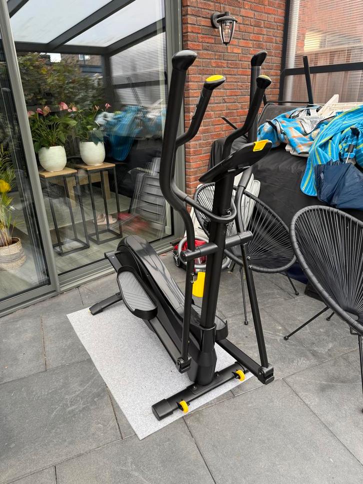 Crosstrainer fitness/sport/training, Sport en Fitness, Fitnessapparatuur, Nieuw, Crosstrainer, Benen, Metaal, Ophalen