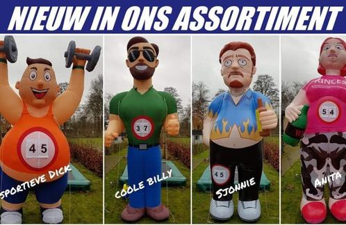te huur opblaasbare feestartikelen abraham sara en mascottes, Hobby en Vrije tijd, Feestartikelen | Verhuur, Zo goed als nieuw
