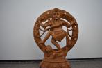 Nataraj dansende Shiva houten beeld, Ophalen of Verzenden