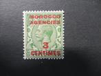 B06437: Morocco Agencies GV 3 c Simple Cypher, Postzegels en Munten, Postzegels | Afrika, Ophalen