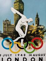 Affiche London 1948 Olympische Spelen uit 1972, Verzamelen, Posters, Zo goed als nieuw, Verzenden