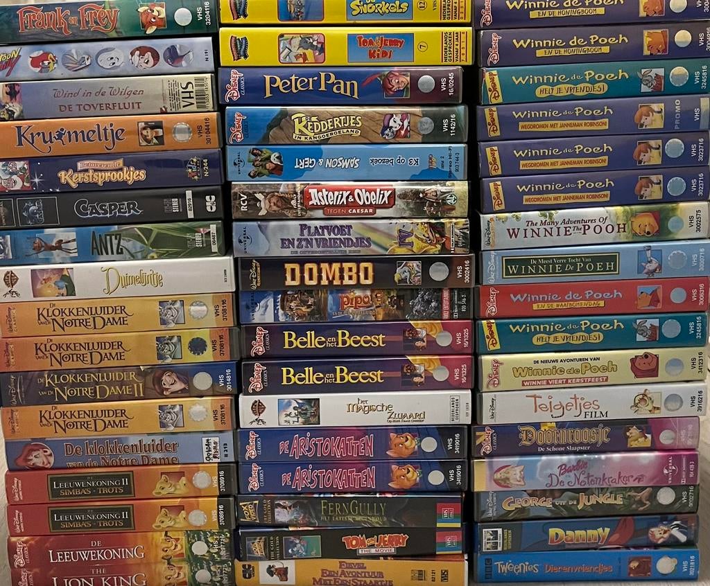 VHS Disney, Cd's en Dvd's, Alle leeftijden, Ophalen of Verzenden, Zo goed als nieuw