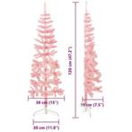 Kerstboom roze (half voor tegen de muur), Diversen, Kerst, Ophalen of Verzenden, Nieuw