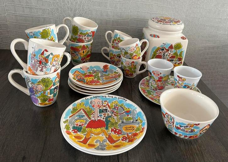 Blond Amsterdam Efteling 20-delig, Huis en Inrichting, Keuken | Servies, Zo goed als nieuw, Compleet servies, Blond Amsterdam