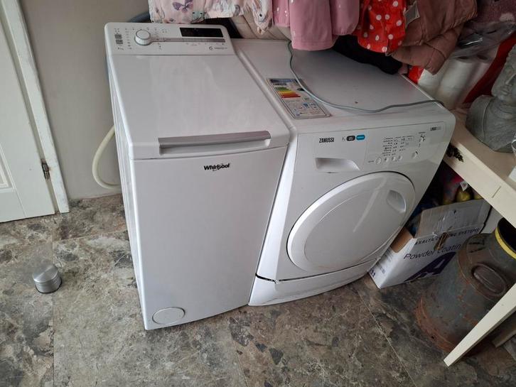 Te koop: bovenlader wasmachine & 7kg droger., Witgoed en Apparatuur, Wasmachines, Gebruikt, 6 tot 8 kg, 85 tot 90 cm, Ophalen of Verzenden
