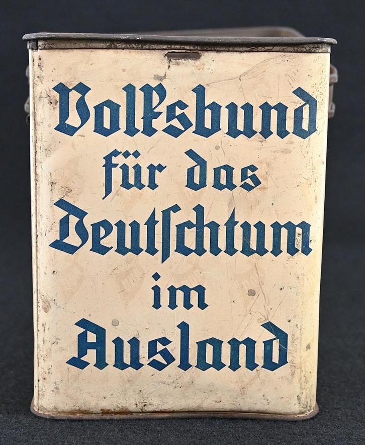 V.D.A. Collectebus (Spendenbüchse), Verzamelen, Militaria | Tweede Wereldoorlog, Landmacht, Overige typen, Duitsland, Verzenden