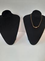Zwarte Fluwelen Sieraden Halsjes - Presentatie, Ophalen of Verzenden, Nieuw, Zwart, Overige materialen