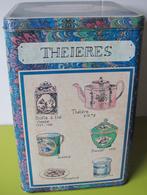 een groot blik met thee motief - theepotten - theekopjes, Verzamelen, Ophalen of Verzenden, Zo goed als nieuw, Thee