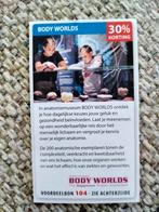 Body Worlds, Tickets en Kaartjes, Drie personen of meer, Kortingsbon