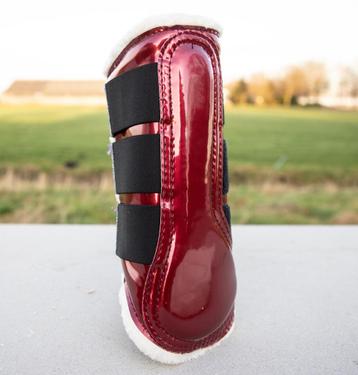 Lak Peesbeschermers S en XL Bordeaux Rood UITVERKOOP beschikbaar voor biedingen