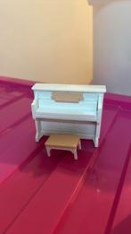 Sylvanian families piano met kruk, Ophalen of Verzenden, Zo goed als nieuw, Poppenhuis
