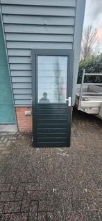 Houten buitendeur, Ophalen, 80 tot 100 cm, Buitendeur, 200 tot 215 cm